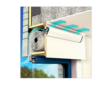 Grila ventilatie in rulou exterior Transivent